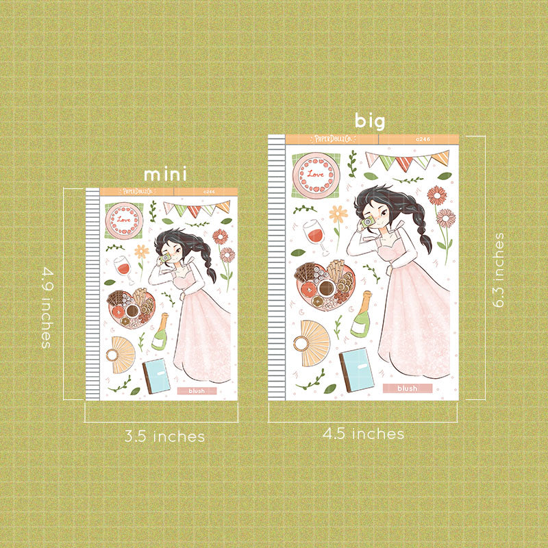 Blush | Picnic Diaries | Collection Stickers | C246