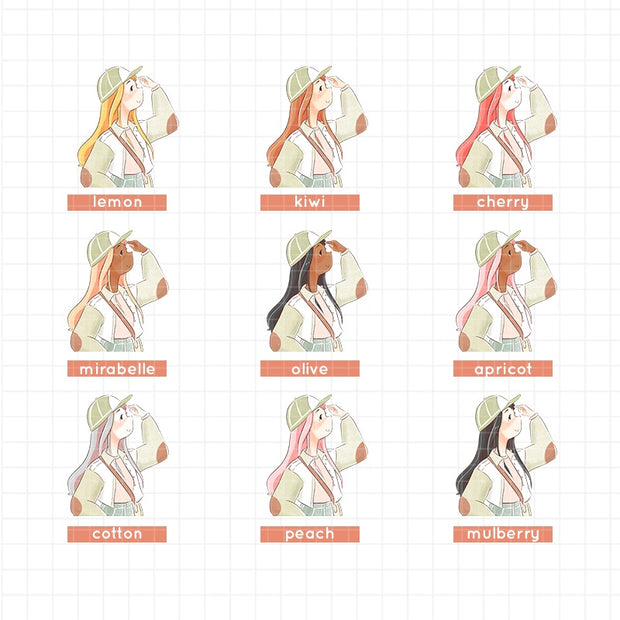 Balloon Fest | My Fair Ladies | Just Dolls Sticker | J297