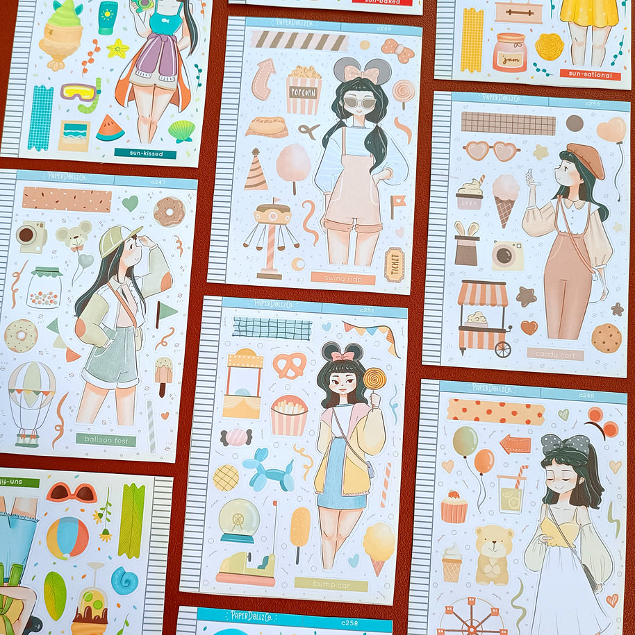 Balloon Fest | My Fair Ladies | Collections Stickers | C247