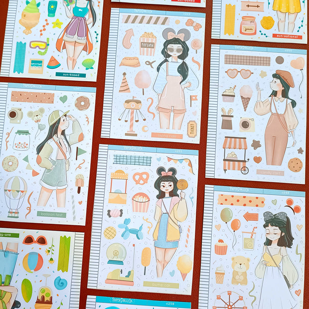 Balloon Fest | My Fair Ladies | Collection Stickers | C247