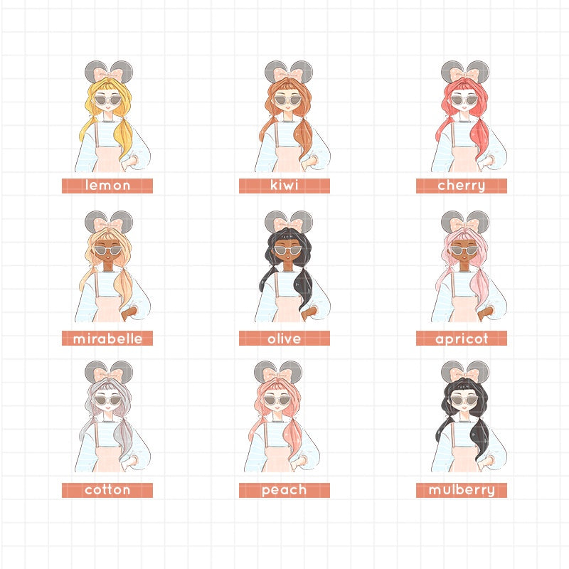 My Fair Ladies | PaperDollzCo Planner  | Sticker Book | CB030