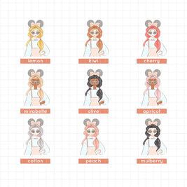 My Fair Ladies | PaperDollzCo Planner  | Sticker Book | CB030