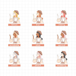 My Fair Ladies | PaperDollzCo Planner  | Sticker Book | CB030