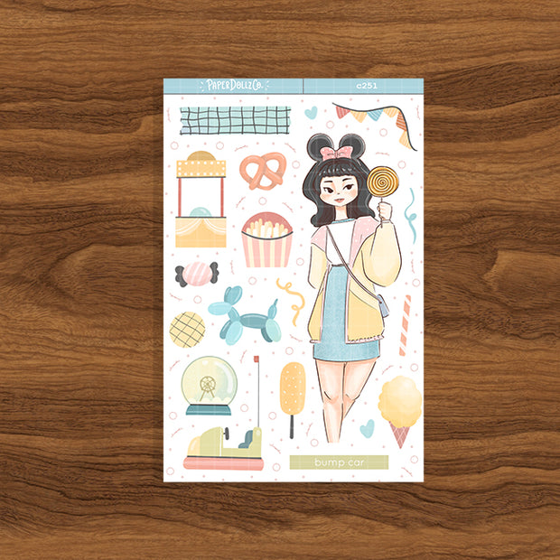 Bump Car | My Fair Ladies | Collection Stickers | C251