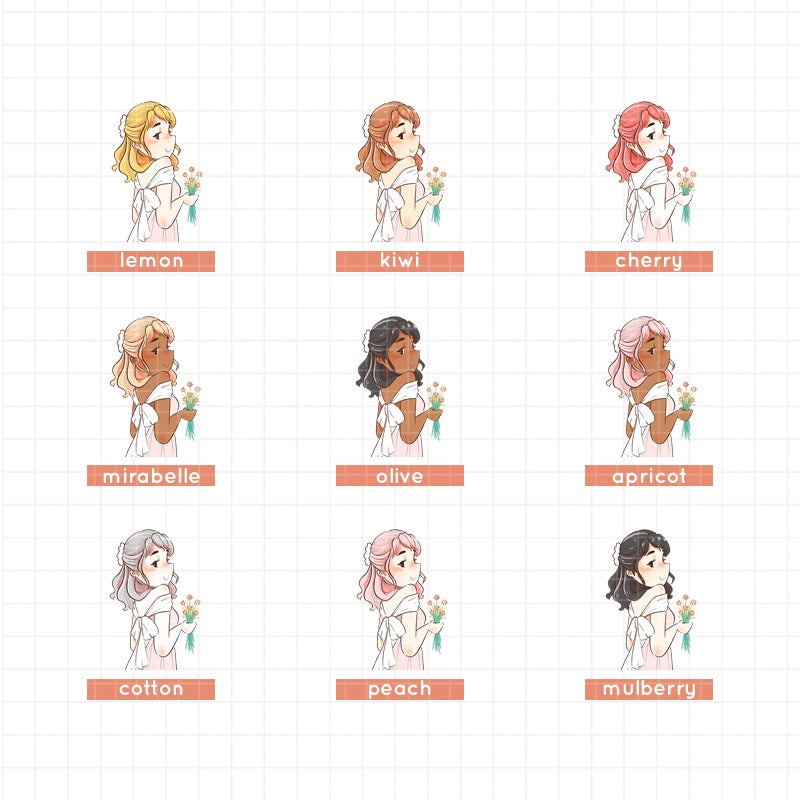 Shades of Pink | PaperDollzCo Planner | Sticker Book | CB031