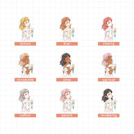 Shades of Pink | PaperDollzCo Planner | Sticker Book | CB031