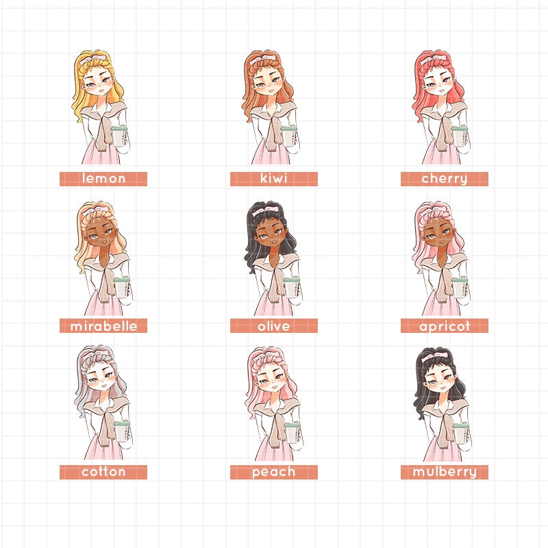 Sweet Stems | Shades of Pink | Collections Stickers | C253
