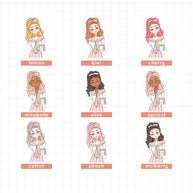 Sweet Stems | Shades of Pink | Collections Stickers | C253