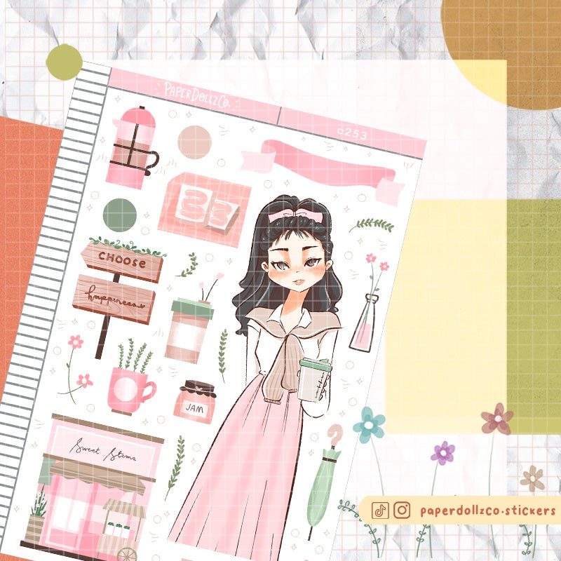 Sweet Stems | Shades of Pink | Collections Stickers | C253