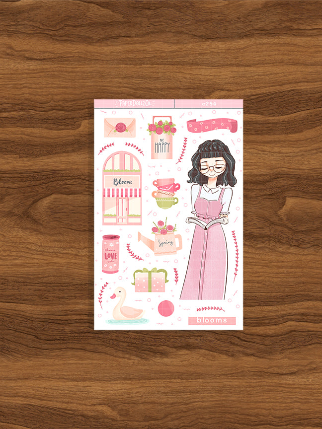 Blooms | Shades of Pink | Collection Stickers | C254