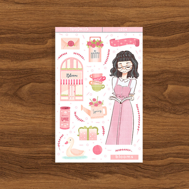 Blooms | Shades of Pink | Collection Stickers | C254