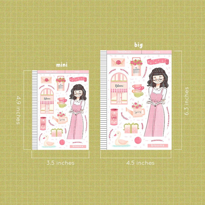 Blooms | Shades of Pink | Collection Stickers | C254