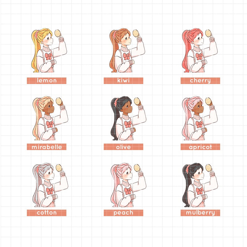 Shades of Pink | PaperDollzCo Planner | Sticker Book | CB031