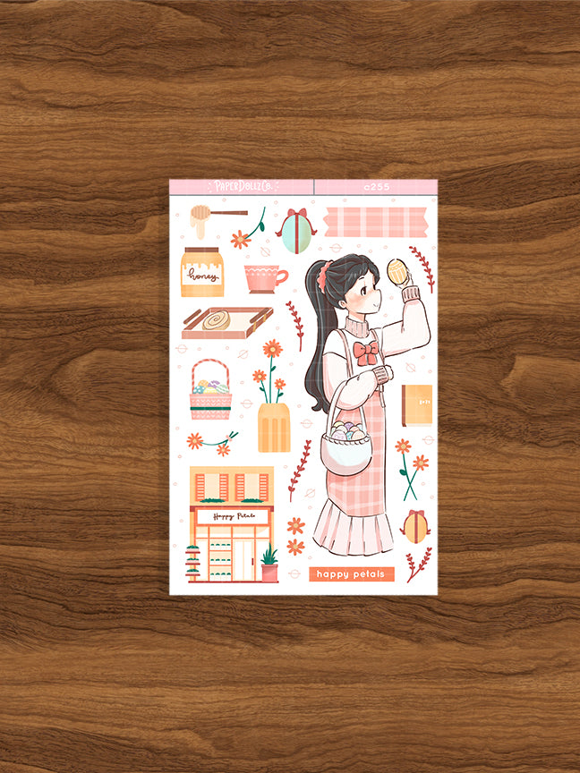 Happy Petals | Shades of Pink | Collection Stickers | C255