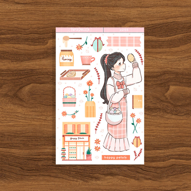 Happy Petals | Shades of Pink | Collection Stickers | C255