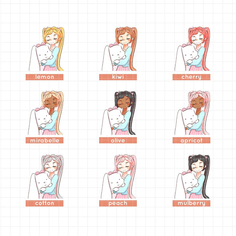 Shades of Pink | PaperDollzCo Planner | Sticker Book | CB031