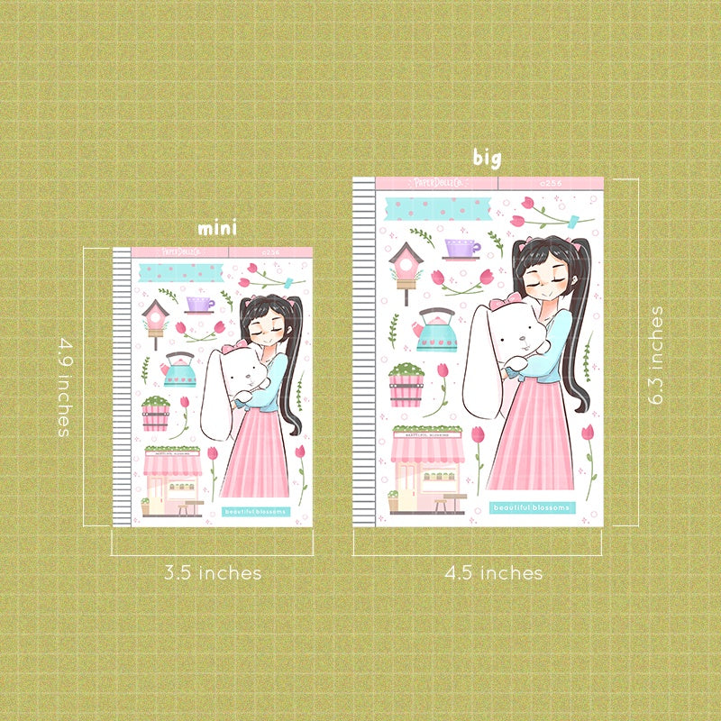 Beautiful Blossoms | Shades of Pink | Collection Stickers | C256