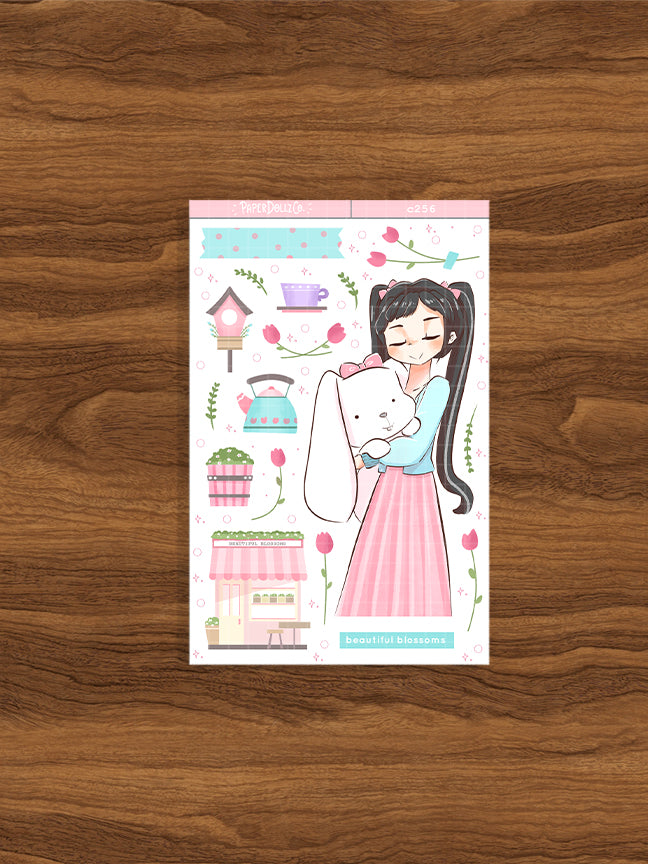 Beautiful Blossoms | Shades of Pink | Collection Stickers | C256