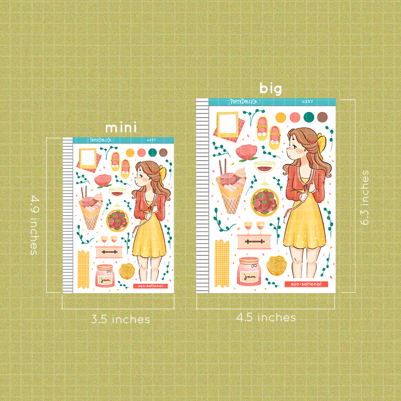 Sun-sational | Summer Princess | Collection Stickers | C257
