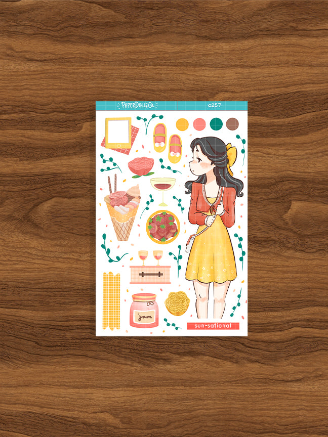 Sun-sational | Summer Princess | Collection Stickers | C257