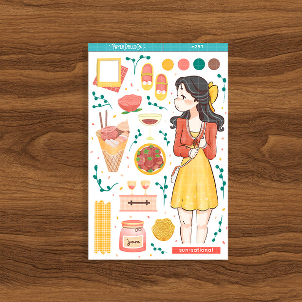 Sun-sational | Summer Princess | Collection Stickers | C257