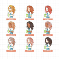 Sun-drenched | Summer Princess | Collections Stickers | C258