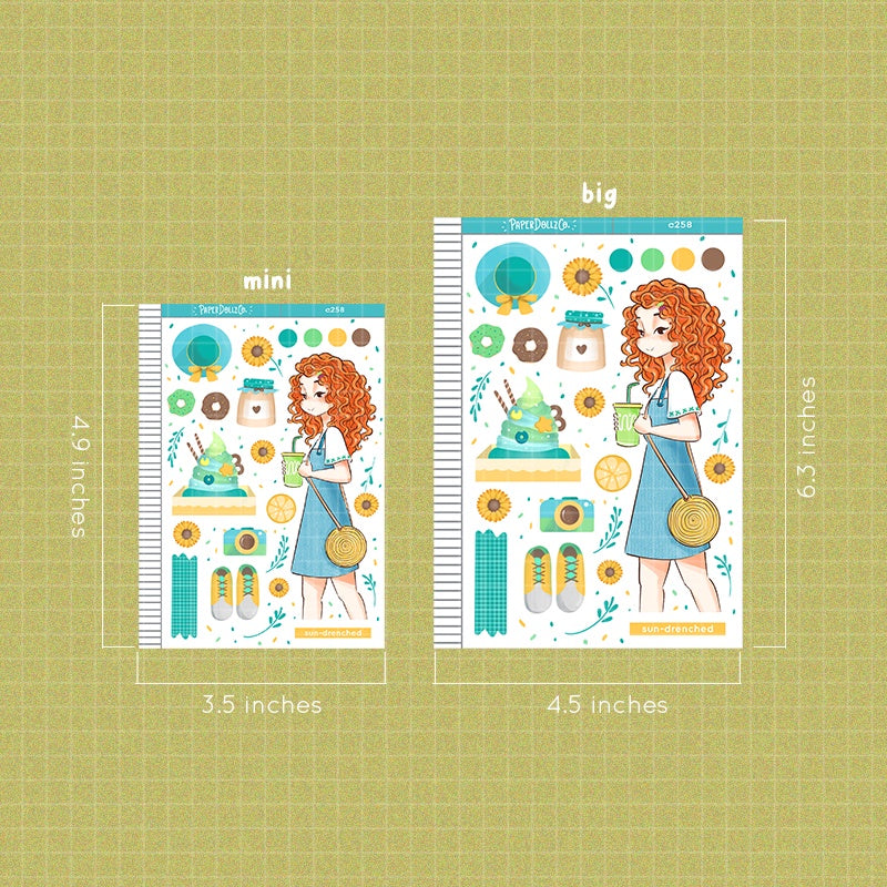 Sun-drenched | Summer Princess | Collection Stickers | C258