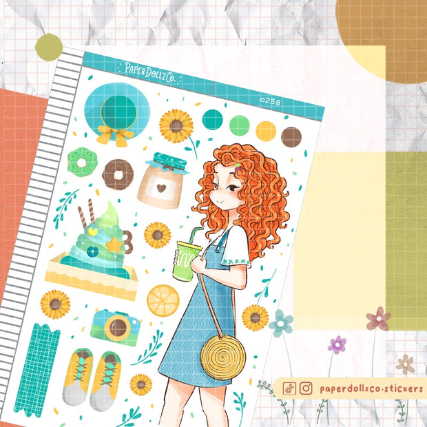 Sun-drenched | Summer Princess | Collections Stickers | C258