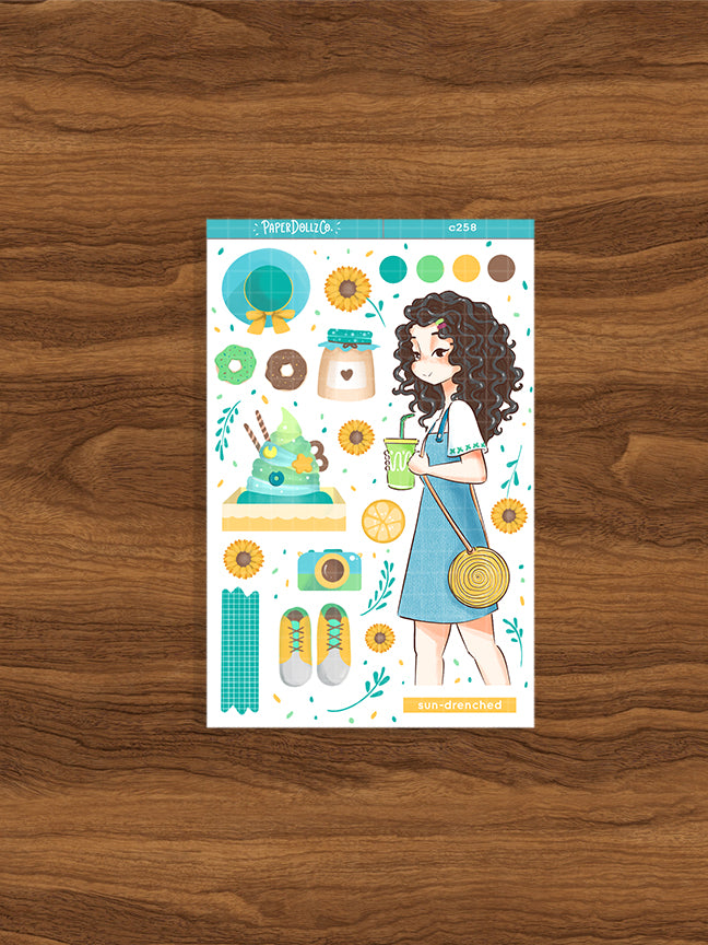 Sun-drenched | Summer Princess | Collection Stickers | C258