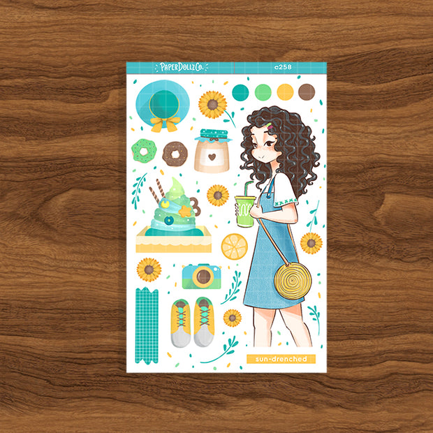 Sun-drenched | Summer Princess | Collection Stickers | C258