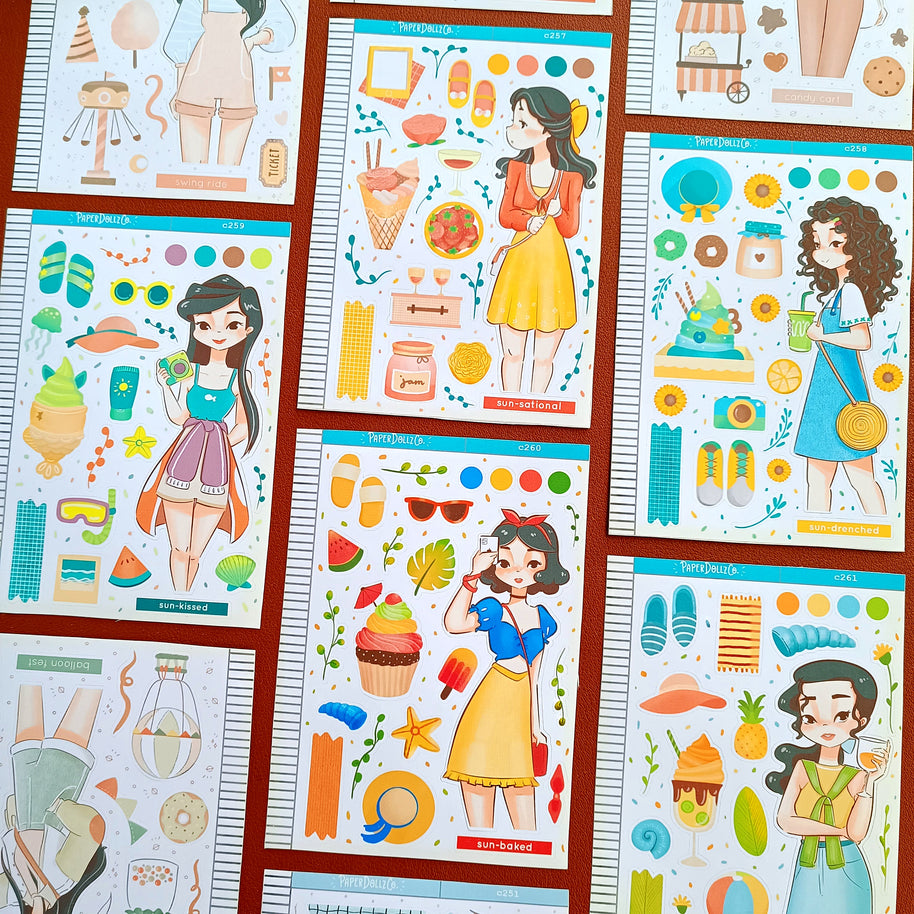 Sun-drenched | Summer Princess | Collections Stickers | C258