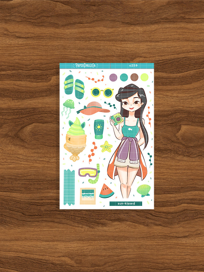 Sun-kissed | Summer Princess | Collection Stickers | C259