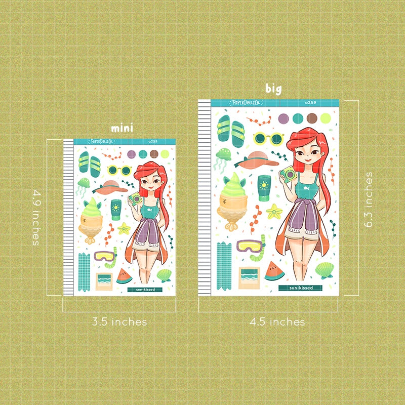 Sun-kissed | Summer Princess | Collection Stickers | C259