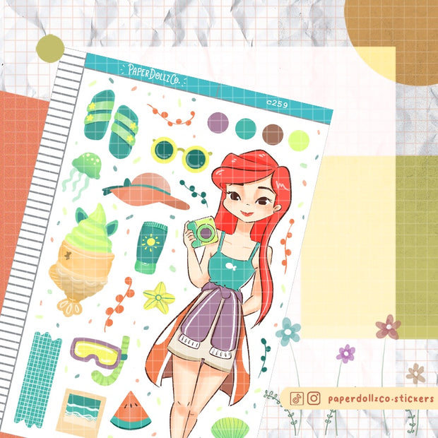 Sun-kissed | Summer Princess | Collections Stickers | C259