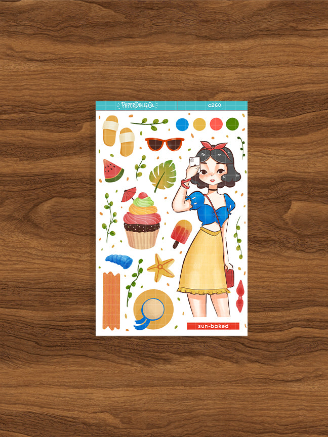 Sun-baked | Summer Princess | Collection Stickers | C260