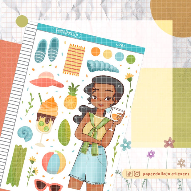 Sun-filled | Summer Princess | Collections Stickers | C261