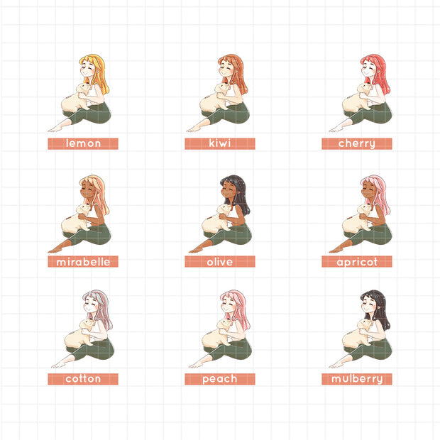 Labrador Retriever  | Fur In Love | Just Dolls Sticker | J312