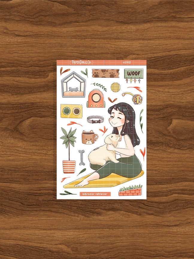 Labrador Retriever | Fur In Love | Collection Stickers | C262
