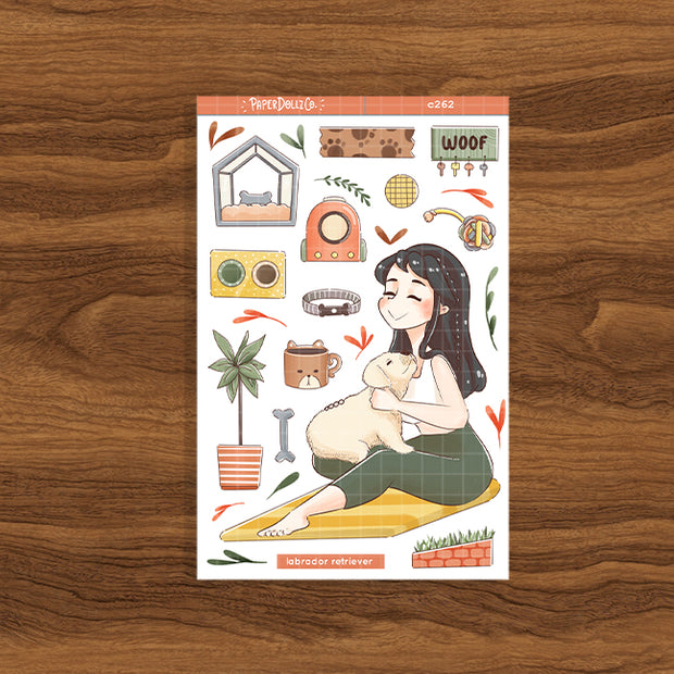 Labrador Retriever | Fur In Love | Collection Stickers | C262