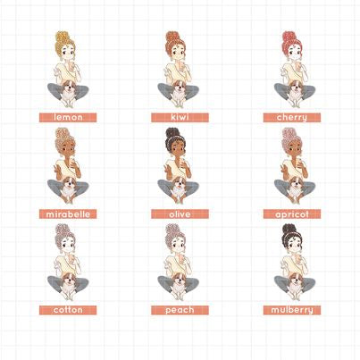 Shih Tzu  | Fur In Love | Just Dolls Sticker | J313
