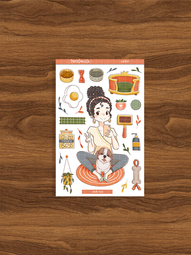 Shih Tzu | Fur In Love | Collection Stickers | C263