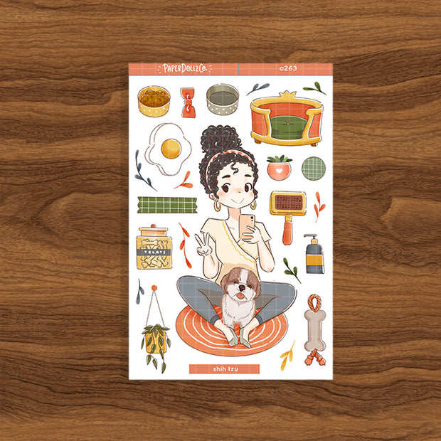 Shih Tzu | Fur In Love | Collection Stickers | C263