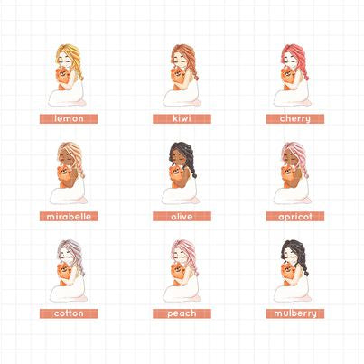 Pomeranian  | Fur In Love | Just Dolls Sticker | J314
