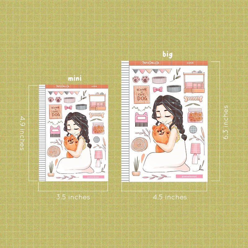 Pomeranian | Fur In Love | Collection Stickers | C264