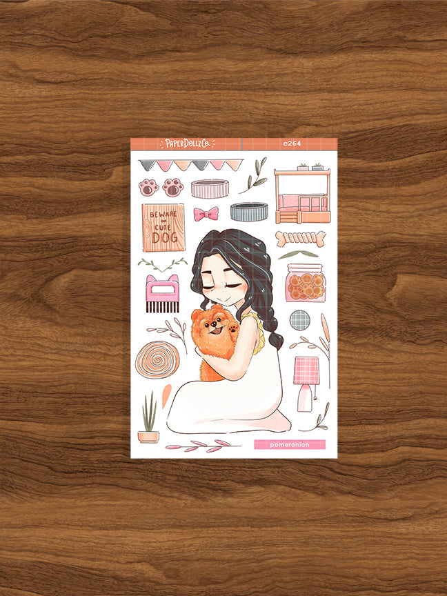 Pomeranian | Fur In Love | Collection Stickers | C264