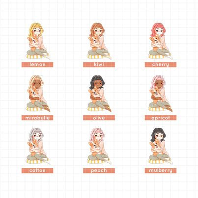 Fur In Love | PaperDollzCo Planner | Sticker Book | CB033