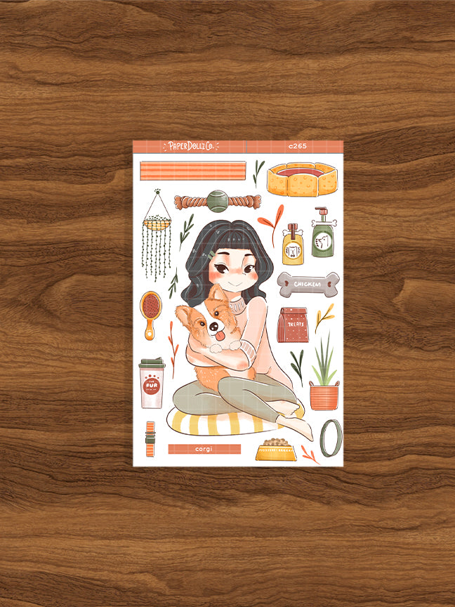 Corgi | Fur In Love | Collection Stickers | C265