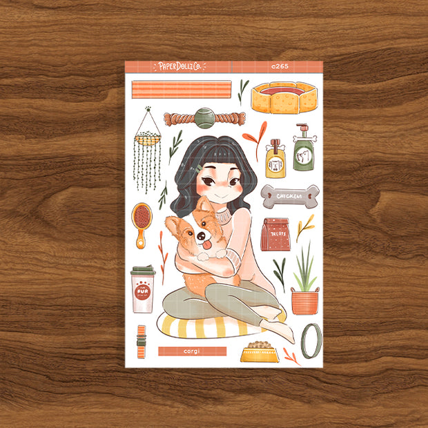 Corgi | Fur In Love | Collection Stickers | C265