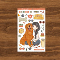 Golden Retriever | Fur In Love | Collection Stickers | C266