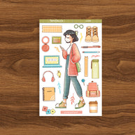 Competent Student | School Is Cool | Collection Stickers | C268